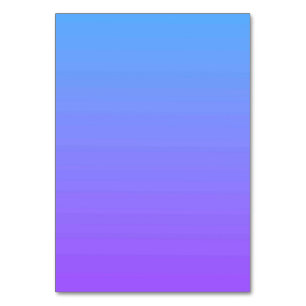 Solid Color American Tischnummer Card