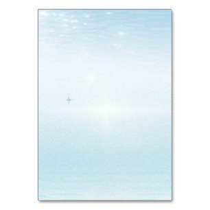 Solid Color American Tischnummer Card