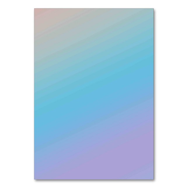 Solid Color American Tischnummer Card (Vorderseite)