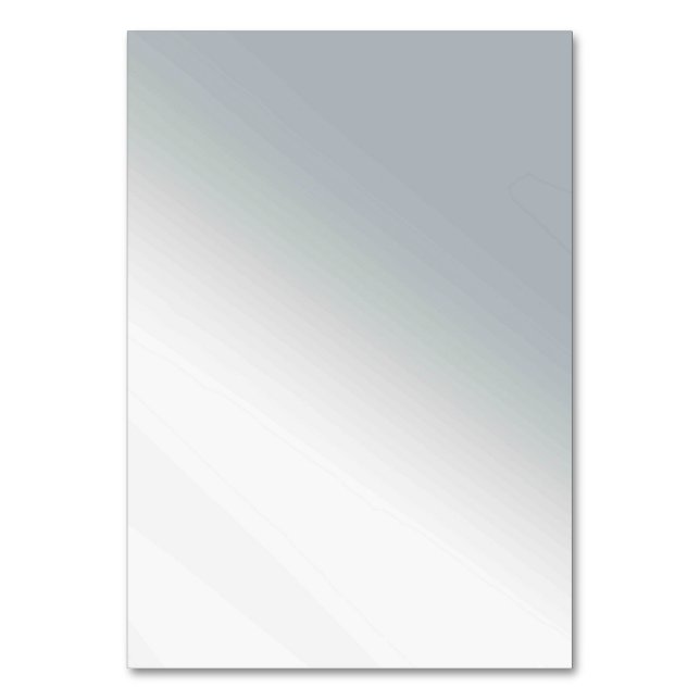 Solid Color American Tischnummer Card (Vorderseite)