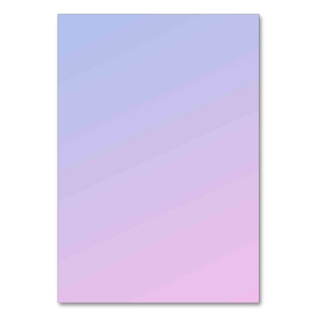 Solid Color American Tischnummer Card (Vorderseite)