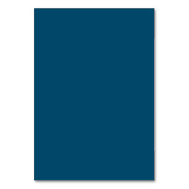 Solid Color American Tischnummer Card