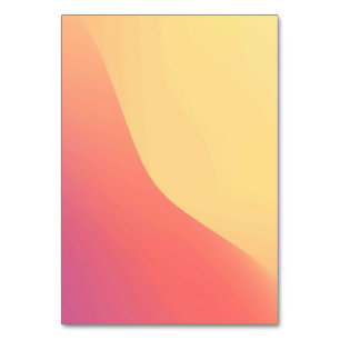 Solid Color American Tischnummer Card