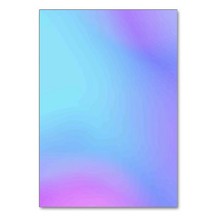 Solid Color American Tischnummer Card