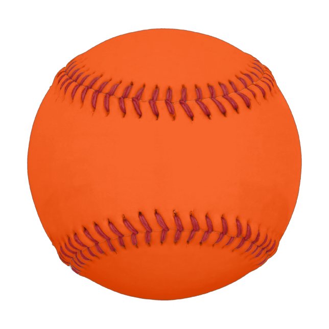 Solid color blood orange baseball (Vorderseite)