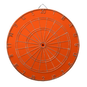 Solid color blood orange dartscheibe