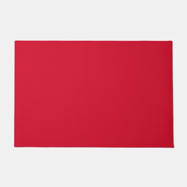 Solid color Chinese Red Fußmatte (Vorderseite)