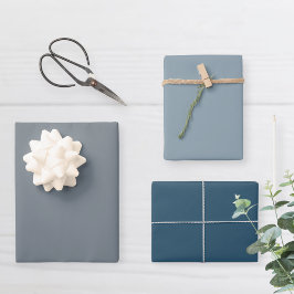 Solid color gift sheets , Christmas gift wrapping  Geschenkpapier Set