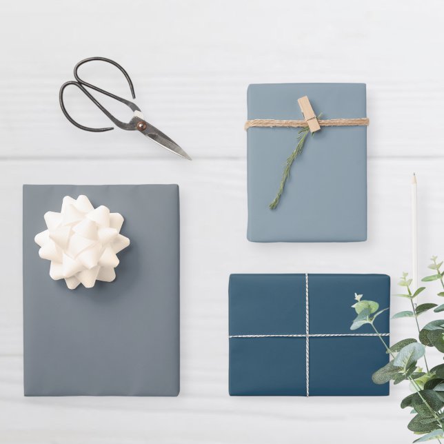 Solid color gift sheets , Christmas gift wrapping  Geschenkpapier Set (Von Creator hochgeladen)