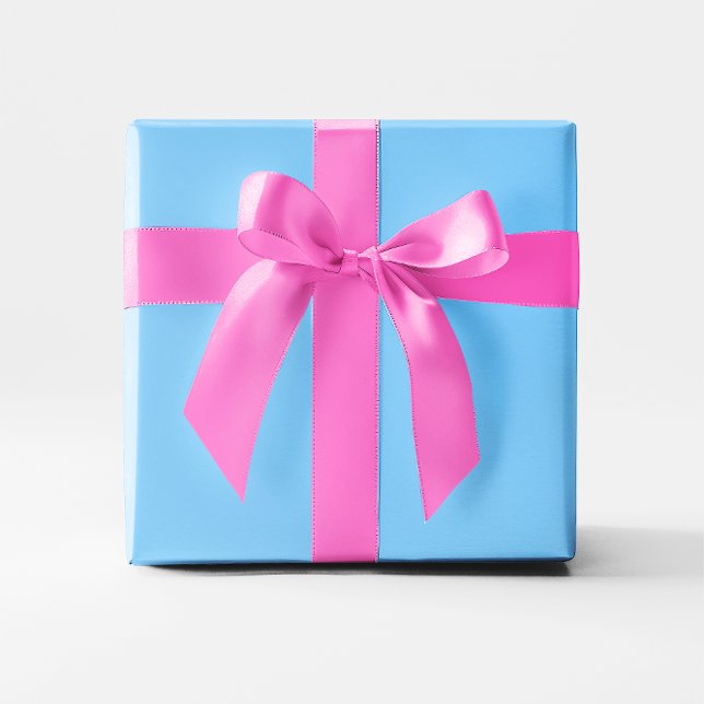 Solid Color Light Blue Geschenkpapier (Blue Gift Wrap
)