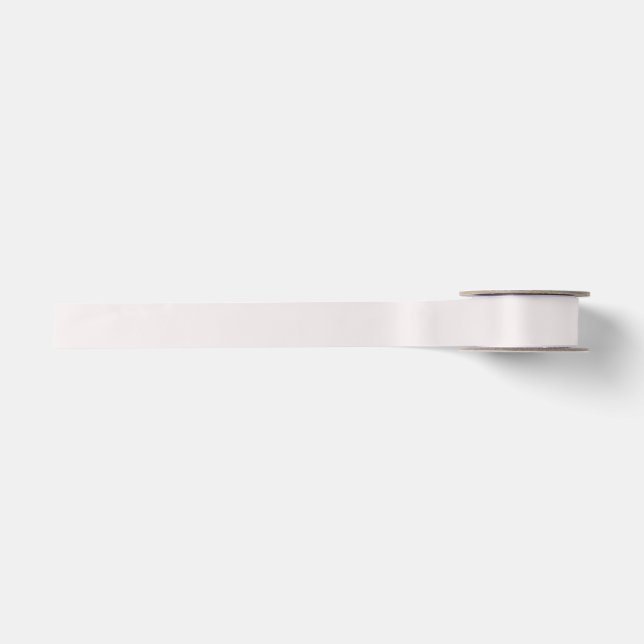 Solid Color Minimal Elegant Wedding Satinband (Vorderseite)