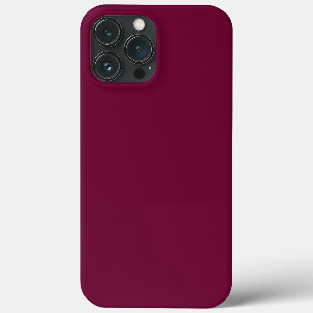 Solid color purple red Case-Mate iPhone hülle (Rückseite)