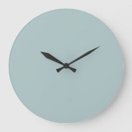 Solid-Color-Uhr - Fresh Mint Green Große Wanduhr