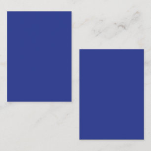 Solid Deep Blue Background Minimalistisches Desi Mitteilungskarte