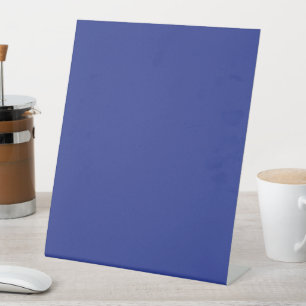 Solid Deep Blue Background   Minimalistisches Desi Sockelschild