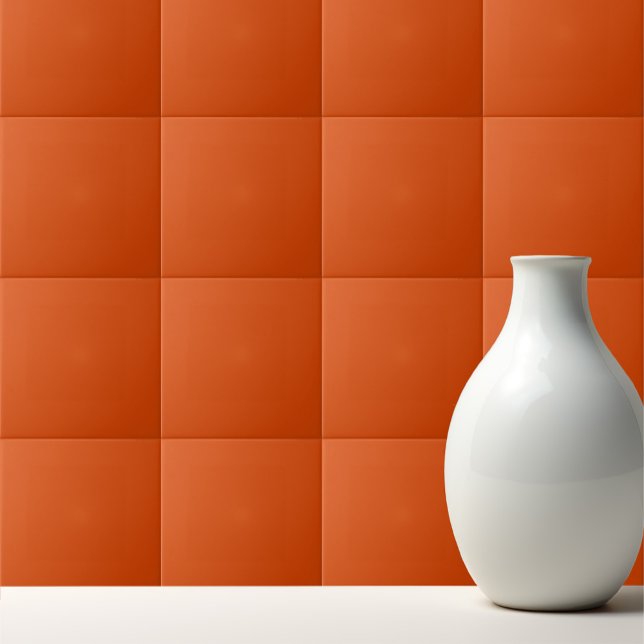 Solid dunkel verbrannte Orange Fliese (Von Creator hochgeladen)