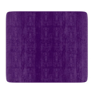 Solid dunkle Violette lila Schneidebrett
