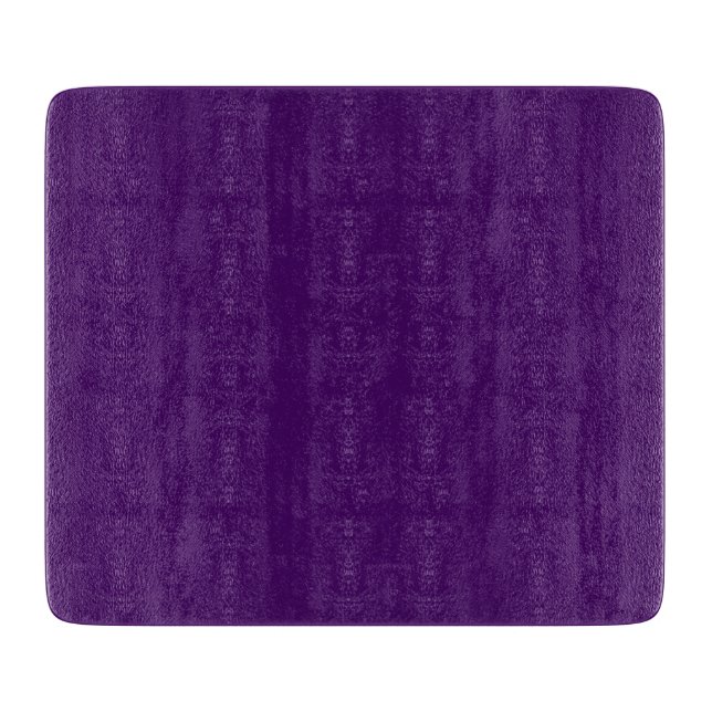 Solid dunkle Violette lila Schneidebrett (Vorderseite)