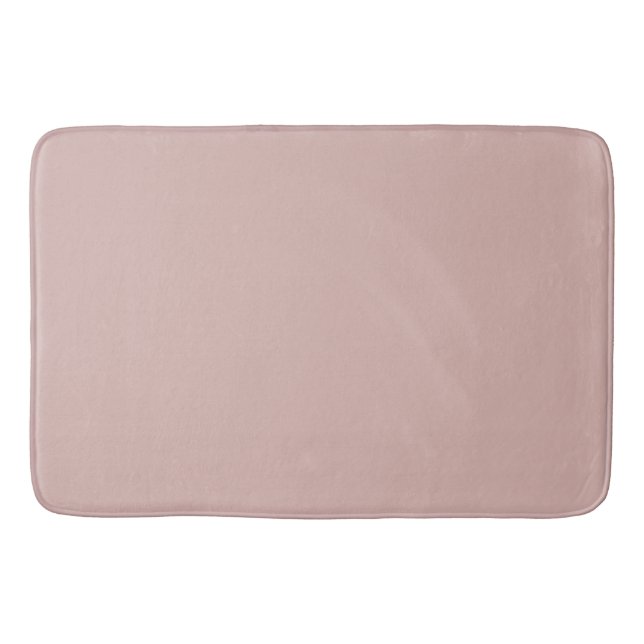 Solid Dusty Blush Badematte (Vorderseite)