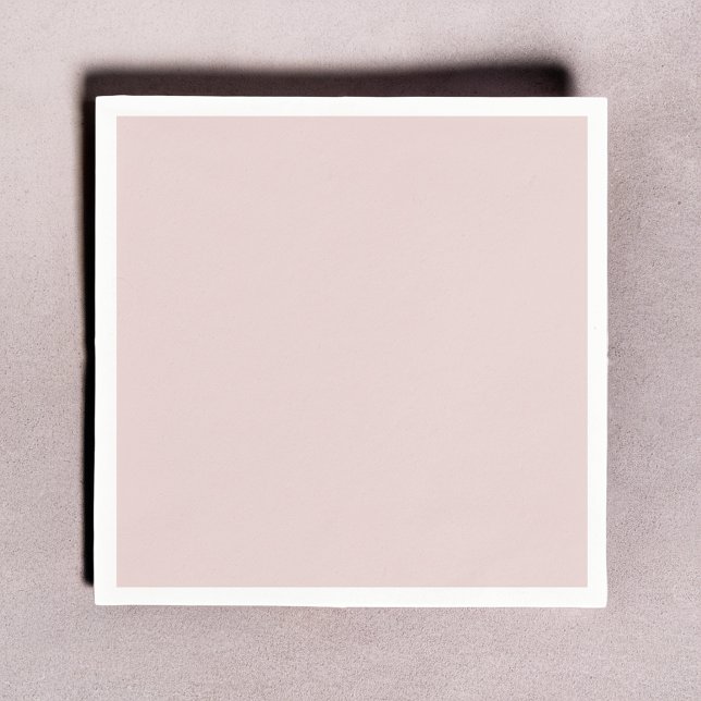 Solid Dusty Pink Light Elegant Minimalistisch Serviette (Solid Dusty Pink Light Elegant Minimalist Napkins)
