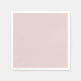 Solid Dusty Pink Light Elegant Minimalistisch Serviette