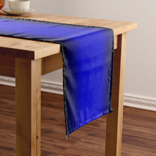 Solid Electric Blue Großer Tischläufer (Beispiel)