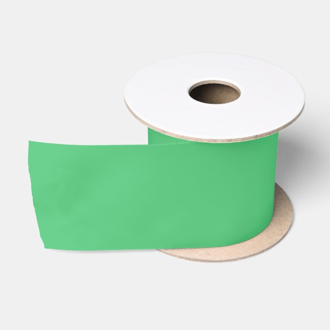 Solid Emerald 3" Satin Ribbon for Weddings & Gifts Satinband (Spule)