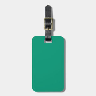 Solid Emerald Green Gepäckanhänger