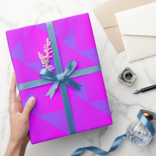 Solid fluoreszierende leuchtende Neon-Kruste rosa Geschenkpapier