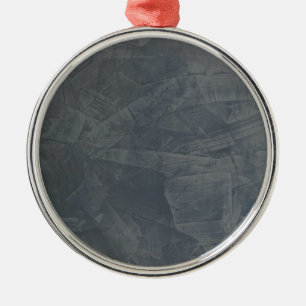 Solid Gray Ornament Aus Metall