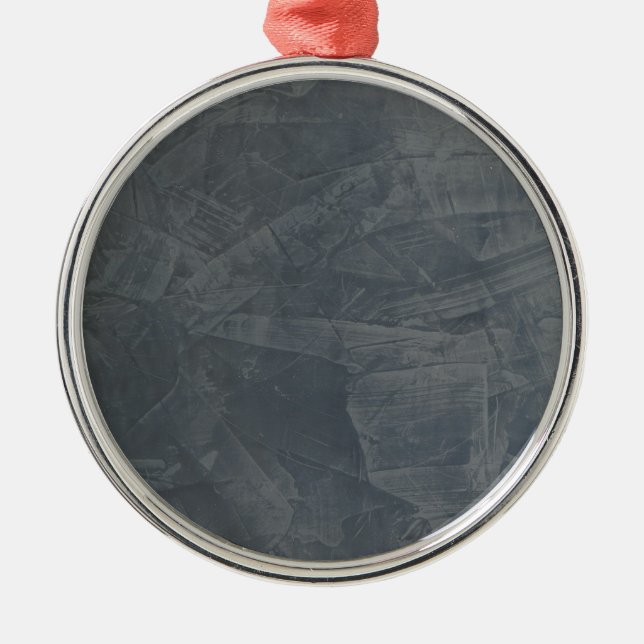 Solid Gray Ornament Aus Metall (Vorne)