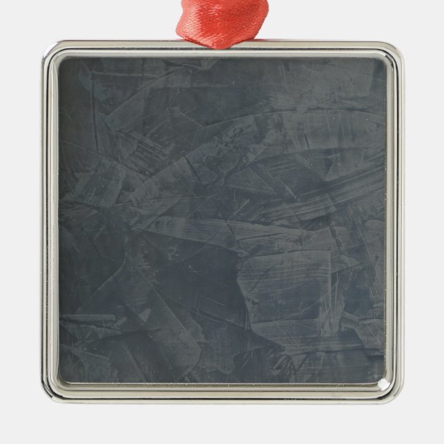 Solid Gray Silbernes Ornament (Vorne)