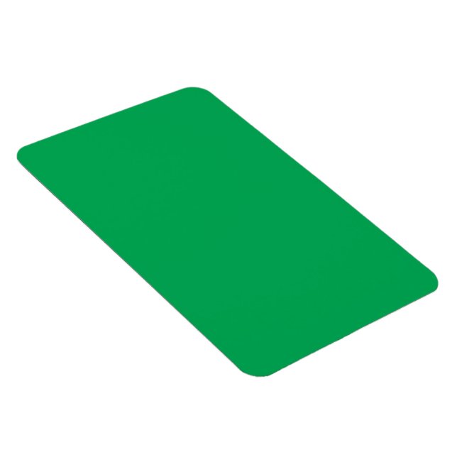Solid Green Background  Magnet (Rechte Seite)