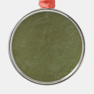 Solid Green Ornament Aus Metall