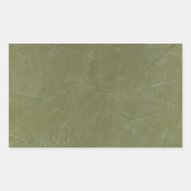 Solid Green Rechteckiger Aufkleber (Vorderseite)