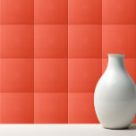 Solid hellrote Orange Fliese<br><div class="desc">Solid hellrotes Orangendesign.</div>