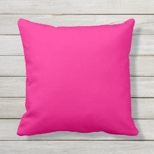 Solid Hot Pink Außenkissen Kissen Für Draußen