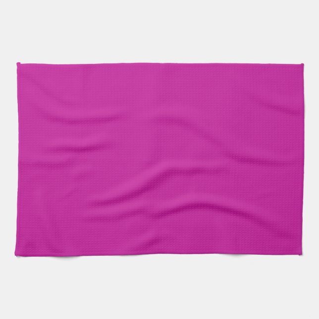 Solid Hot Pink Küchentücher (Horizontal)