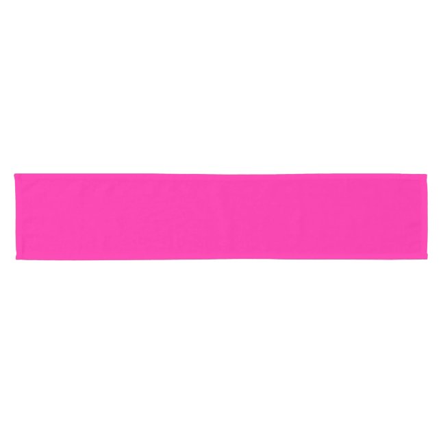Solid Hot Pink Kurzer Tischläufer (Horizontal)