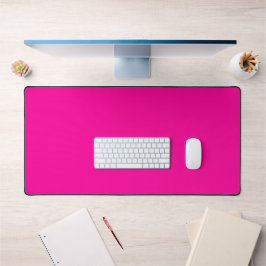 Solid Hot Pink Schreibtischunterlage