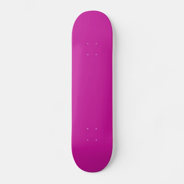 Solid-Hot-Pink-Skateboard Skateboard (Vorderseite)