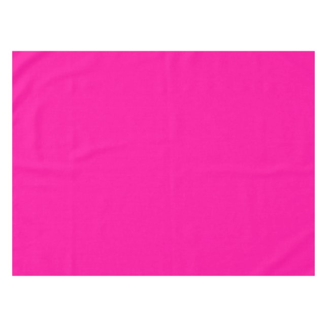 Solid Hot Pink Tischdecke (Vorderseite (Horizontal))