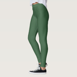 Solid Hunter Green Leggings