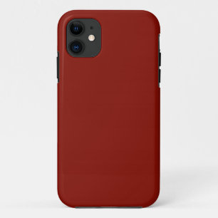Solid Indian Red iPhone 11 Hülle