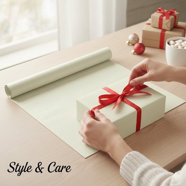Solid Ivory Color Geschenkpapier (Solid Ivory Color Wrapping Paper)