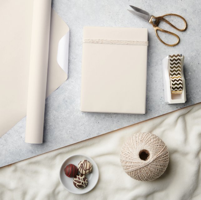 Solid ivory geschenkpapier (Basteln)