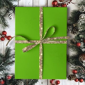 Solid Jolly Green Geschenkpapier