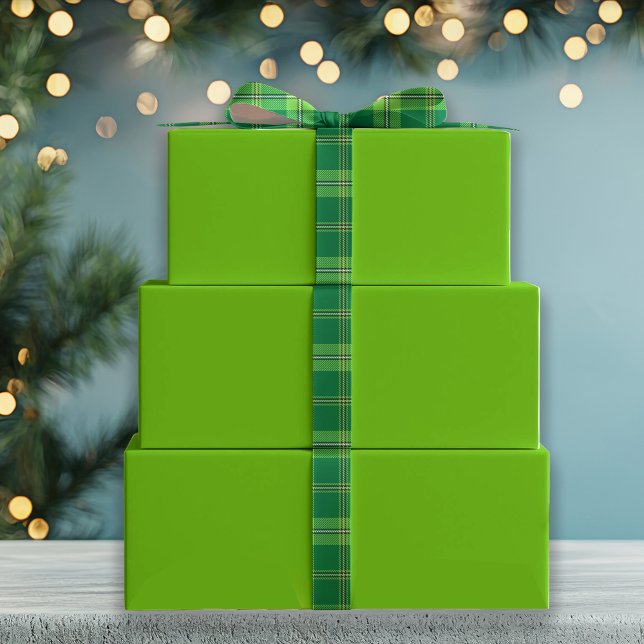 Solid Jolly Green Geschenkpapier Set (Von Creator hochgeladen)
