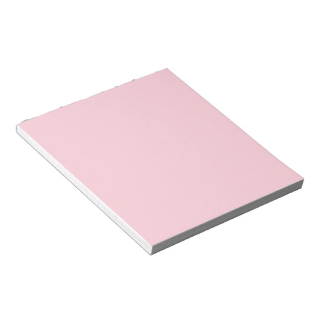Solid Light Pink Notizblock (angewinkelt)