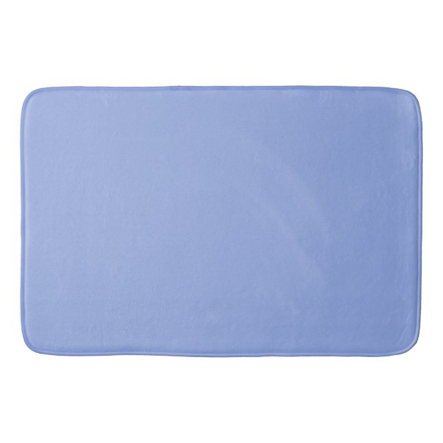 Solid Light Ultramarine Blue Bath Mat Badematte (Vorderseite)